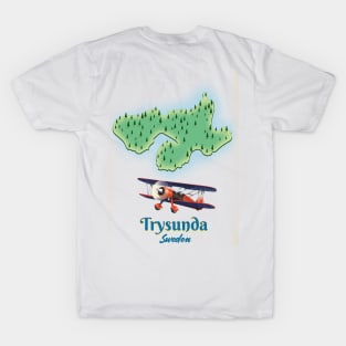 Trysunda Sweden map T-Shirt